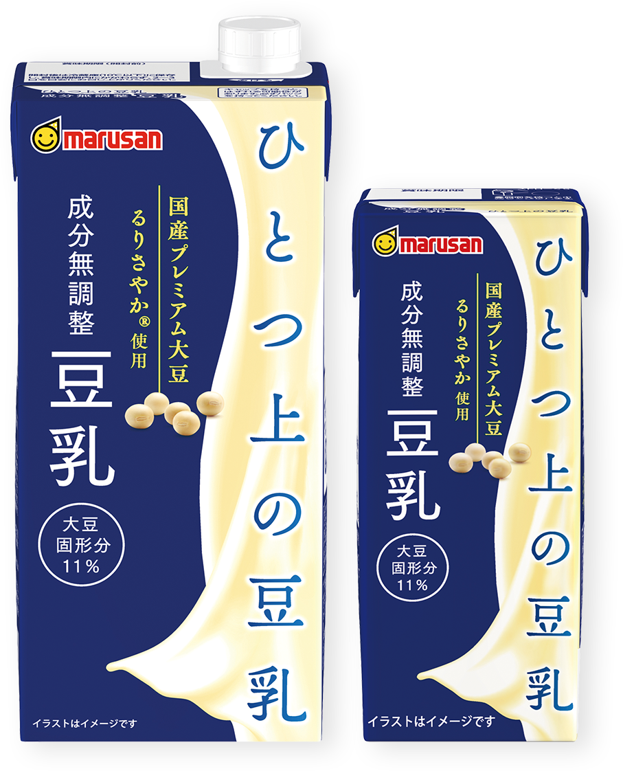プレミアム大豆
											るりさやか®使用