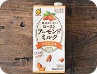 画像：毎日おいしいローストアーモンドミルク 砂糖不使用 1000ml