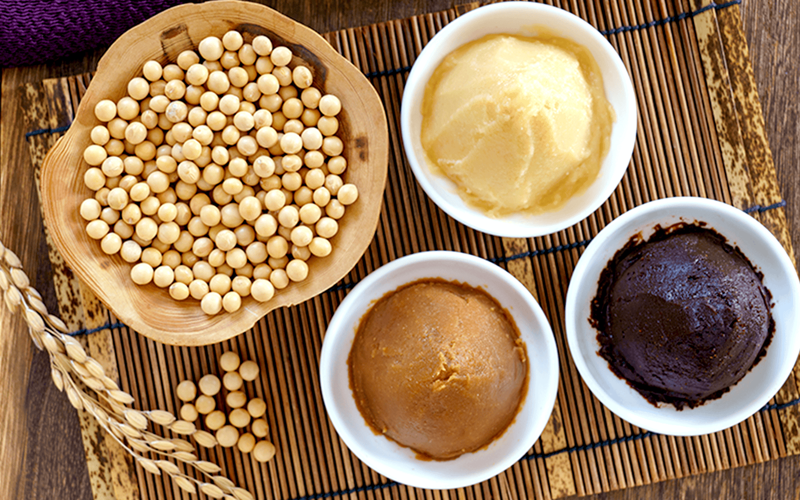 画像：味噌の種類と特徴