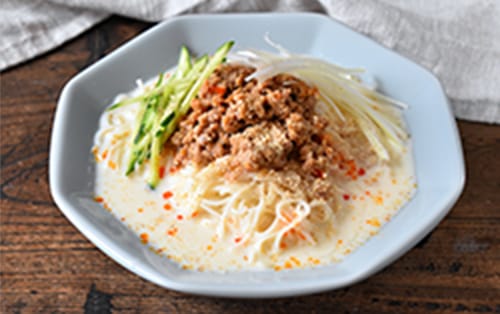 簡単なのに本格コク旨！豆乳冷やし坦々そうめん　作り方4