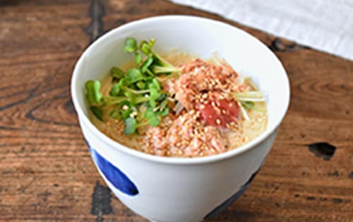 和風の味わいでほっこり！ツナと梅の豆乳にゅうめん　作り方4