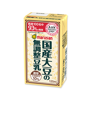 濃厚10%国産大豆の無調整豆乳 125ml