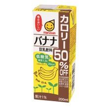 豆乳飲料 バナナ カロリー50 オフ 0ml マルサンアイ株式会社 豆乳と味噌メーカー