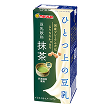 ひとつ上の豆乳 豆乳飲料 抹茶 200ml（2024年9月2日新発売）